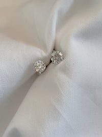 Round Lab Diamond Studs