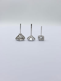 Round Lab Diamond Studs