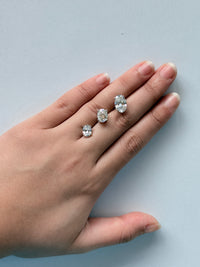 Oval Lab Diamond Studs